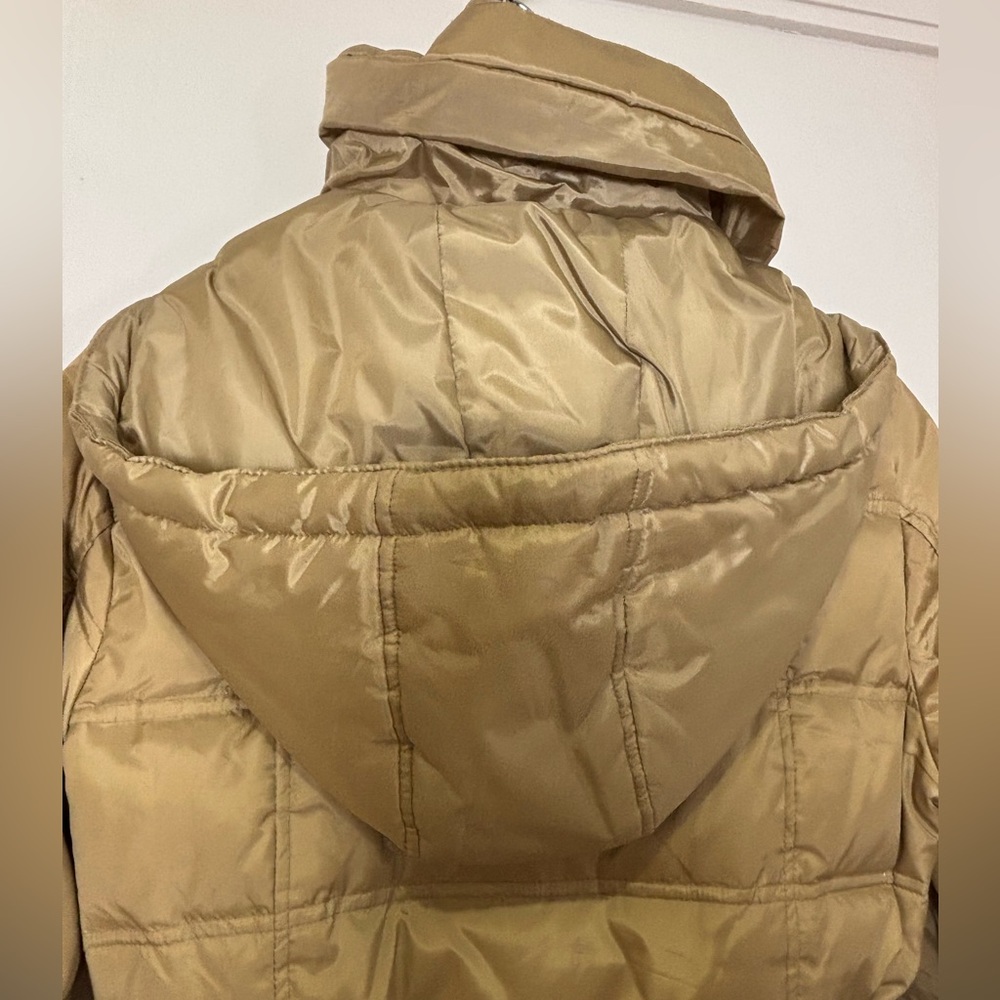 Michael Kors Tan Puffer Jacket